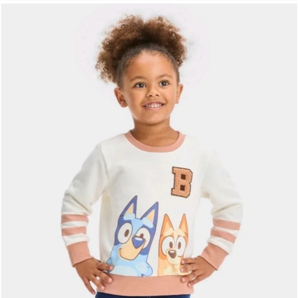 Bluey Toddler Kids Unisex Sweatshirt Top Only Pullover